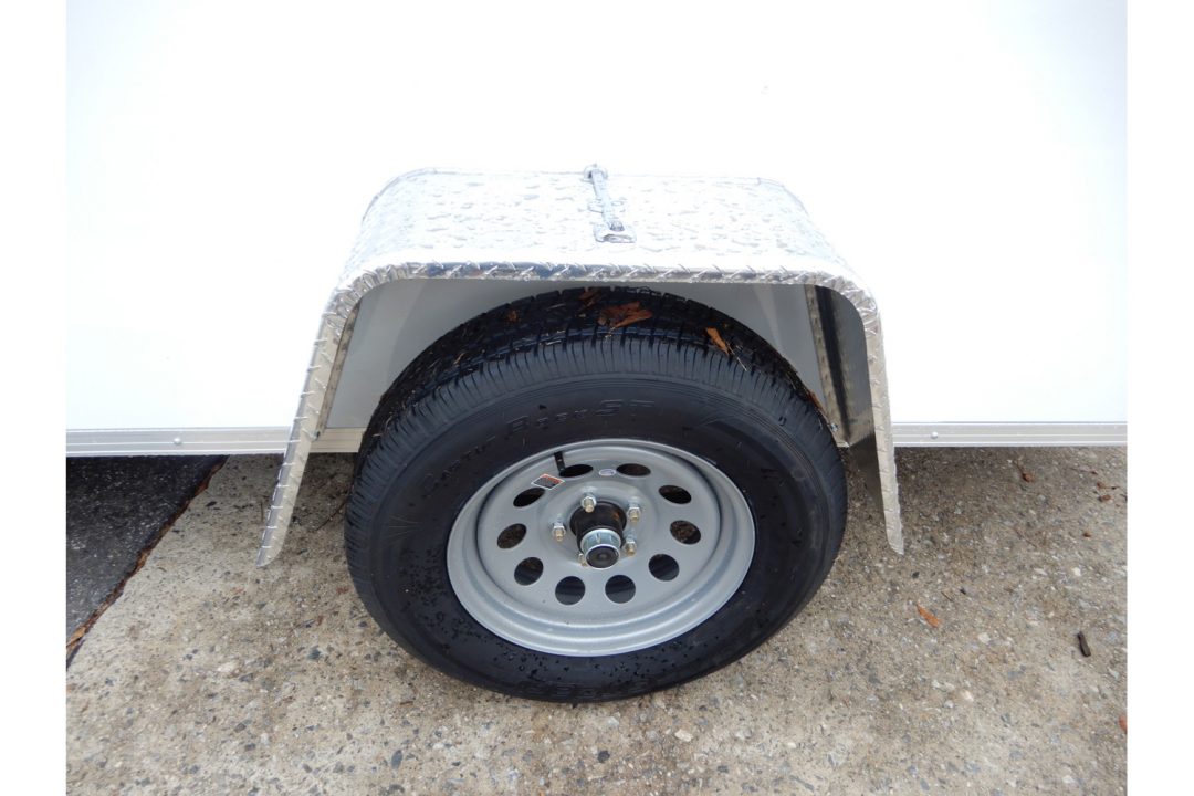 New 2026 Covered Wagon 6x12' Enclosed, Ramp Door, 6'6" Height