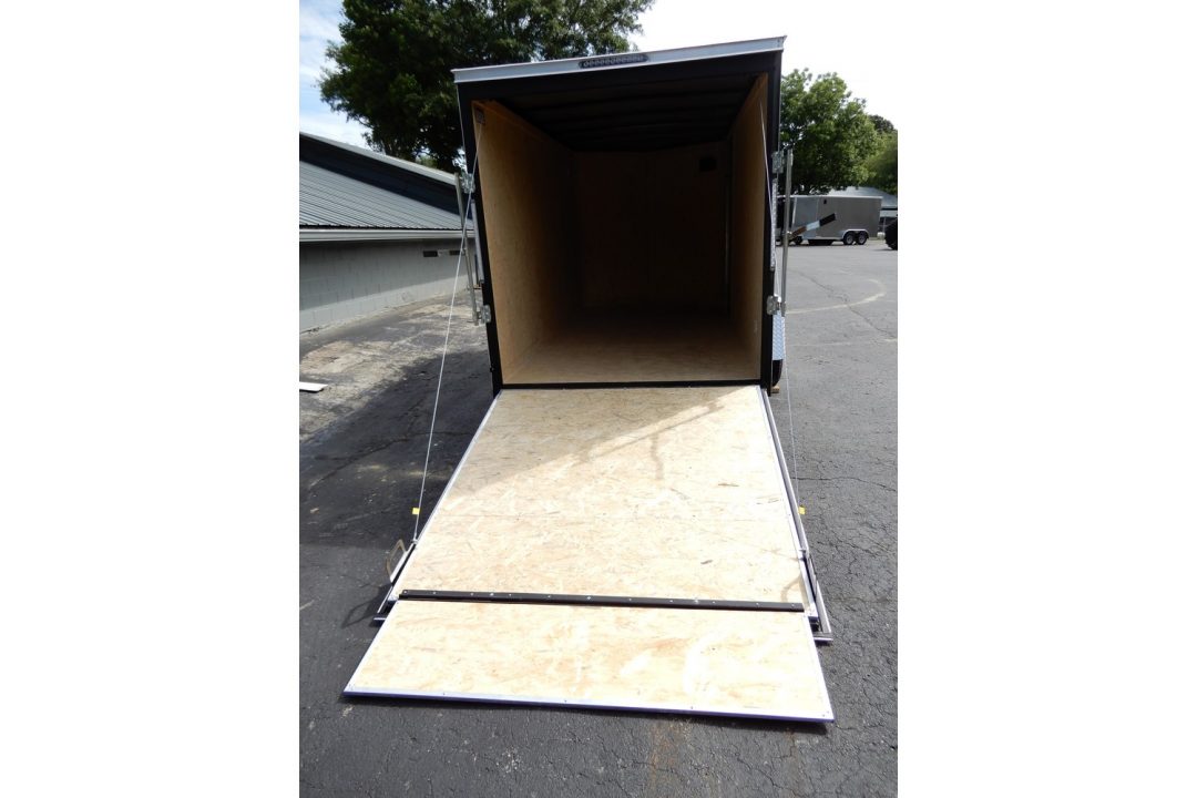 New 2026 Covered Wagon 6x12' Enclosed, Ramp Door, 6'6" Height