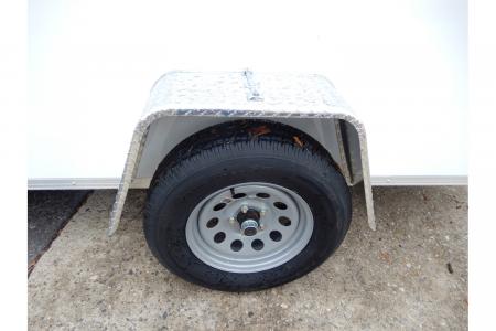 New 2026 Covered Wagon 6x12' Enclosed, Ramp Door, 6'6" Height