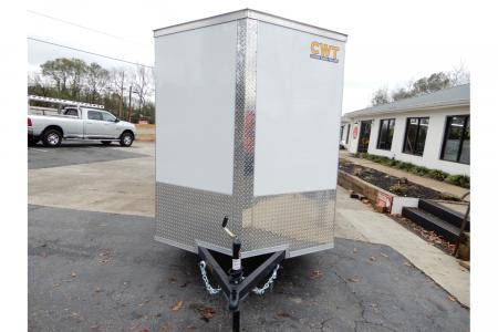 New 2026 Covered Wagon 6x12' Enclosed, Ramp Door, 6'6" Height