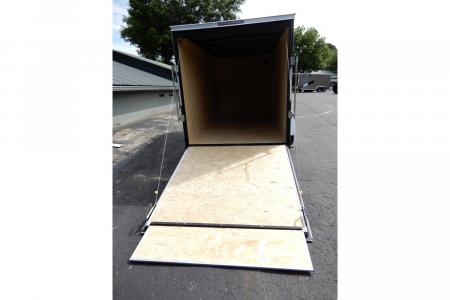 New 2026 Covered Wagon 6x12' Enclosed, Ramp Door, 6'6" Height