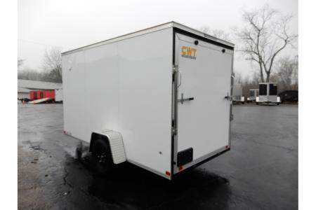 New 2026 Covered Wagon 6x12' Enclosed, Ramp Door, 6'6" Height