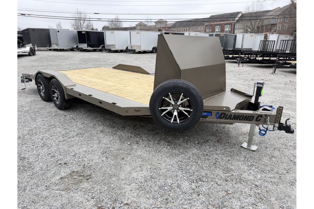 New 2026 Diamond C 8.5x16' Car Hauler, Max Width, Drive-Over Fenders GTF235