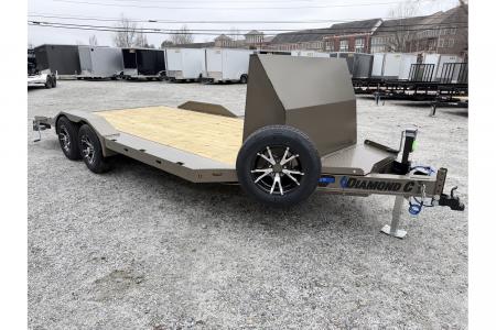 New 2026 Diamond C 8.5x16' Car Hauler, Max Width, Drive-Over Fenders GTF235