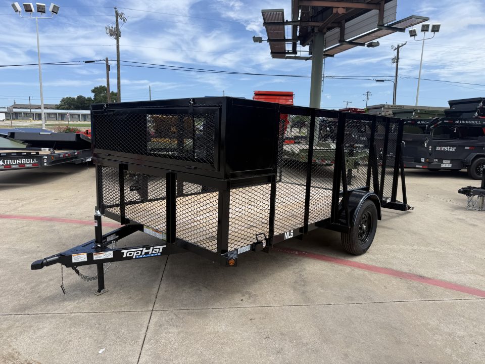 New 2026 Top Hat Trailers MLS83X12 Landscape Trailer