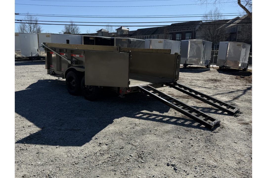 New 2026 Diamond C 7x14' Dump, 7 Ga. Steel, 32" Sides, 15500 GVWR, Ramps, Spare, LPT207