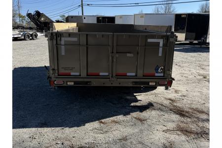 New 2026 Diamond C 7x14' Dump, 7 Ga. Steel, 32" Sides, 15500 GVWR, Ramps, Spare, LPT207