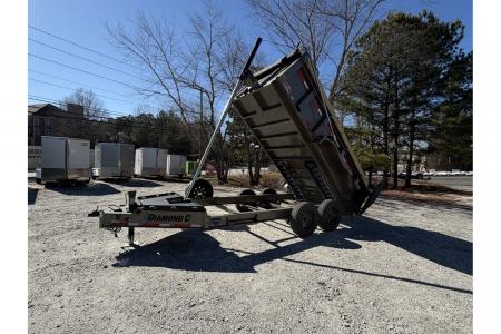 New 2026 Diamond C 7x14' Dump, 7 Ga. Steel, 32" Sides, 15500 GVWR, Ramps, Spare, LPT207