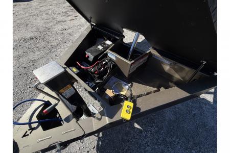 New 2026 Diamond C 7x14' Dump, 7 Ga. Steel, 32" Sides, 15500 GVWR, Ramps, Spare, LPT207