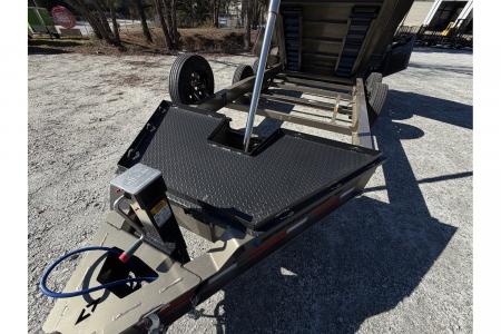 New 2026 Diamond C 7x14' Dump, 7 Ga. Steel, 32" Sides, 15500 GVWR, Ramps, Spare, LPT207