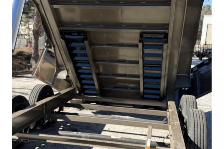 New 2026 Diamond C 7x14' Dump, 7 Ga. Steel, 32" Sides, 15500 GVWR, Ramps, Spare, LPT207