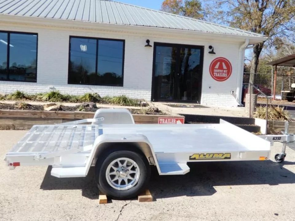 New 2027 Aluma 63"X10' Utility, Straight Tailgate