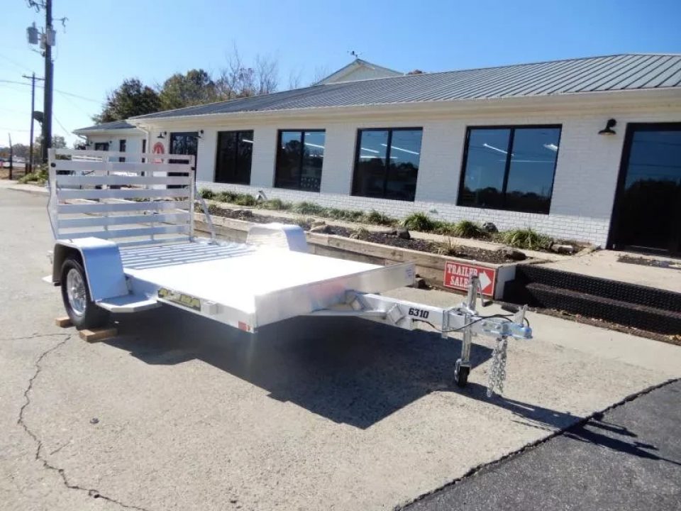New 2027 Aluma 63"X10' Utility, Straight Tailgate