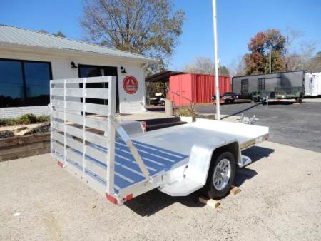 New 2027 Aluma 63"X10' Utility, Straight Tailgate
