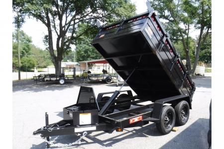 New 2026 Covered Wagon 6x10' Dump, 4' Sides, Spare Tire