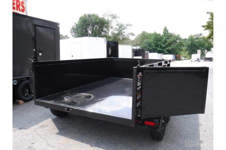 New 2026 Covered Wagon 6x10' Dump, 4' Sides, Spare Tire