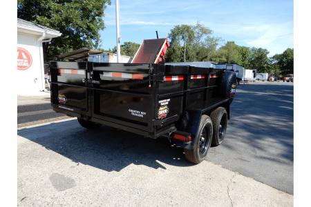 New 2026 Covered Wagon 6x10' Dump, 4' Sides, Spare Tire