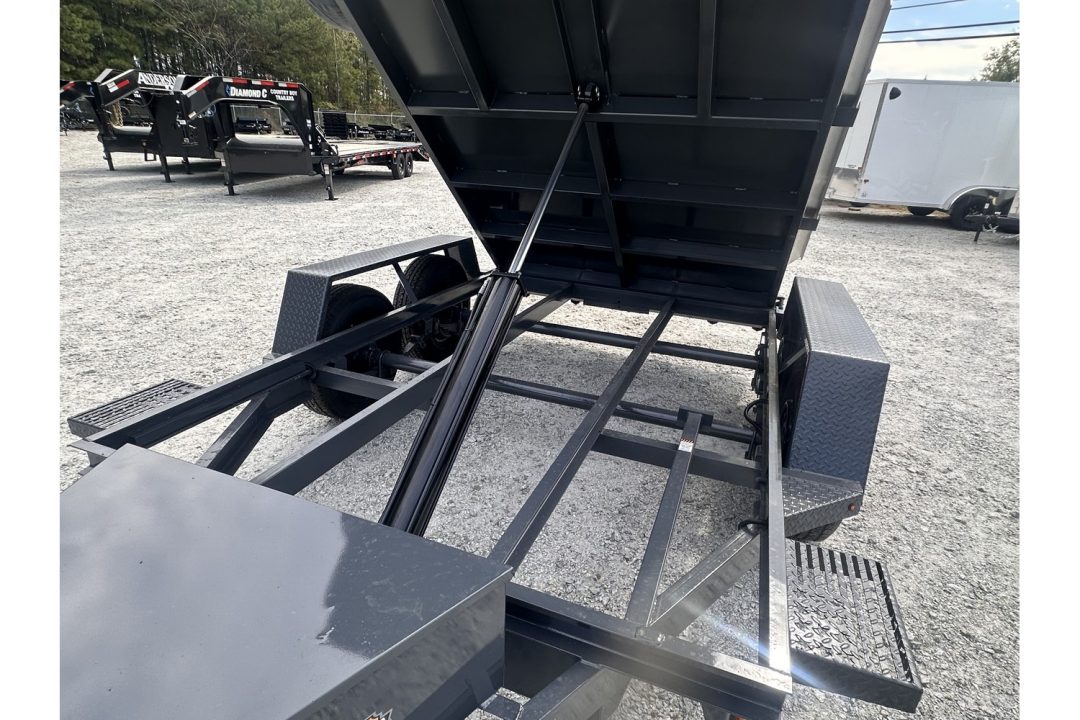 New 2026 Covered Wagon 6'x10' Dump, 4ft Sides w/ Ramps