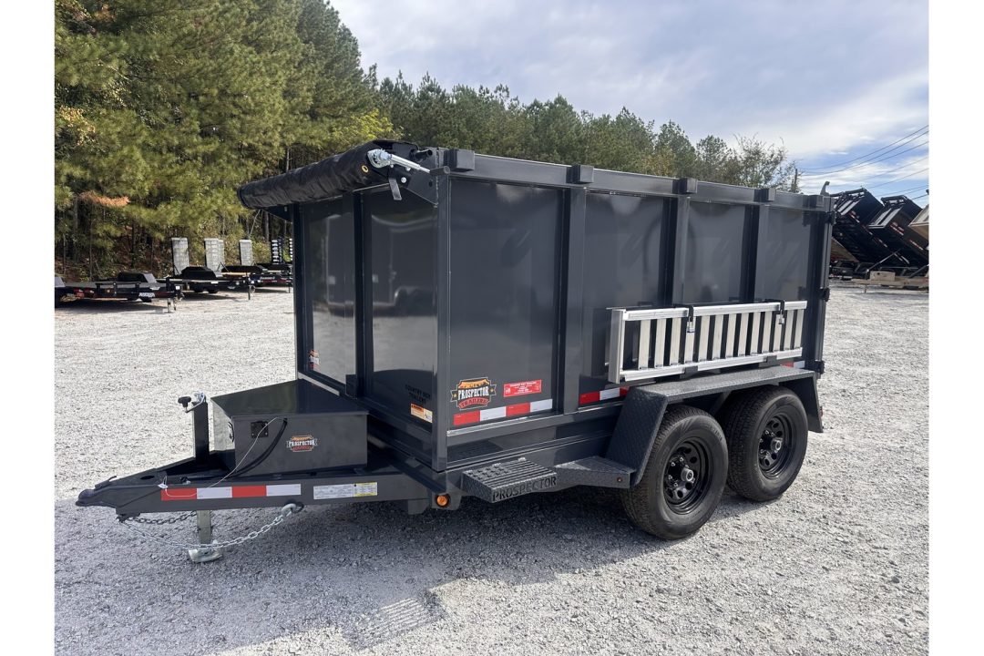 New 2026 Covered Wagon 6'x10' Dump, 4ft Sides w/ Ramps