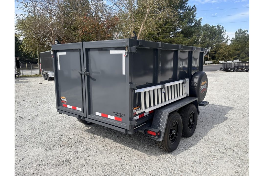 New 2026 Covered Wagon 6'x10' Dump, 4ft Sides w/ Ramps
