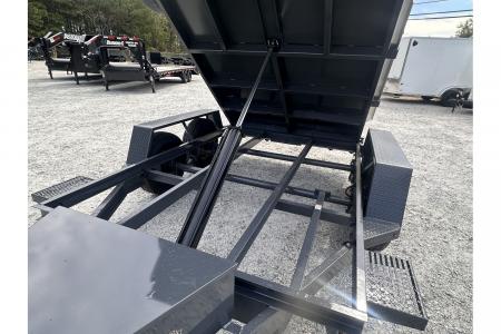 New 2026 Covered Wagon 6'x10' Dump, 4ft Sides w/ Ramps