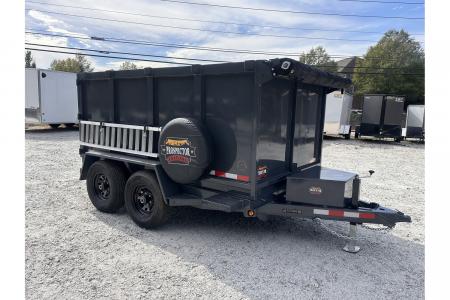 New 2026 Covered Wagon 6'x10' Dump, 4ft Sides w/ Ramps