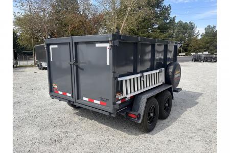 New 2026 Covered Wagon 6'x10' Dump, 4ft Sides w/ Ramps