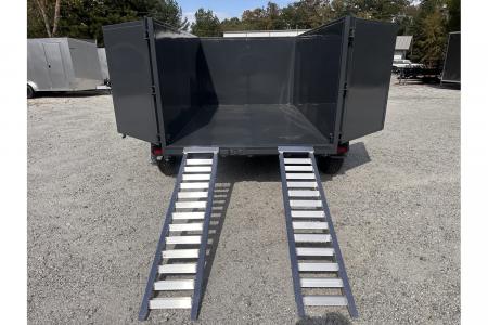 New 2026 Covered Wagon 6'x10' Dump, 4ft Sides w/ Ramps