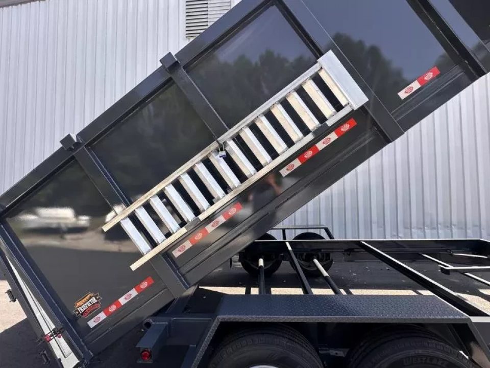 New 2026 Covered Wagon 7x16 Dump, 4' sides, 16000 GVWR