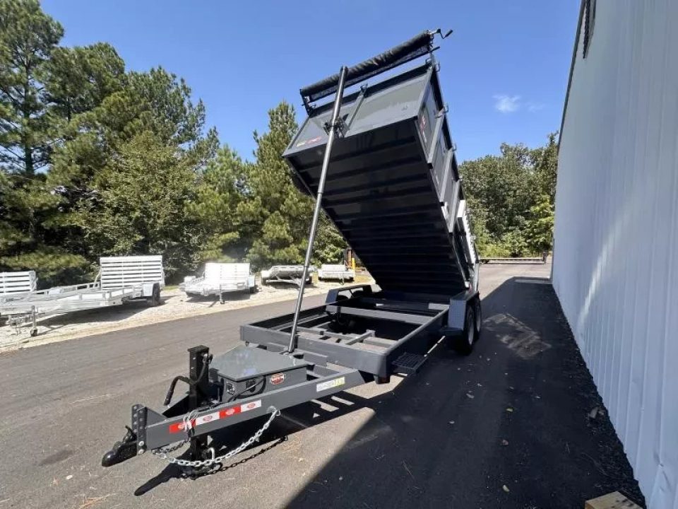 New 2026 Covered Wagon 7x16 Dump, 4' sides, 16000 GVWR