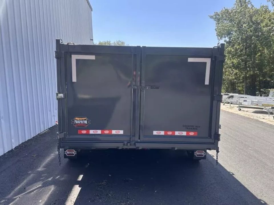 New 2026 Covered Wagon 7x16 Dump, 4' sides, 16000 GVWR