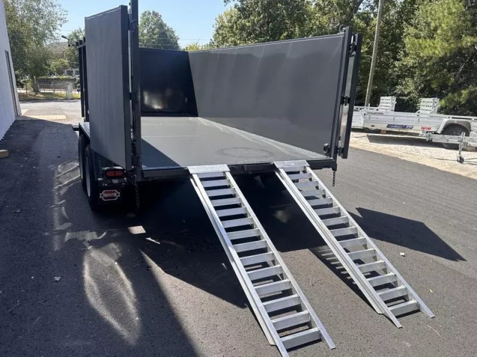 New 2026 Covered Wagon 7x16 Dump, 4' sides, 16000 GVWR