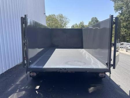 New 2026 Covered Wagon 7x16 Dump, 4' sides, 16000 GVWR