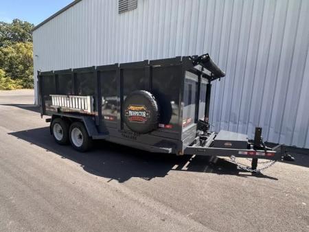 New 2026 Covered Wagon 7x16 Dump, 4' sides, 16000 GVWR
