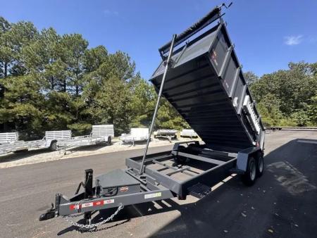 New 2026 Covered Wagon 7x16 Dump, 4' sides, 16000 GVWR