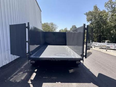 New 2026 Covered Wagon 7x16 Dump, 4' sides, 16000 GVWR