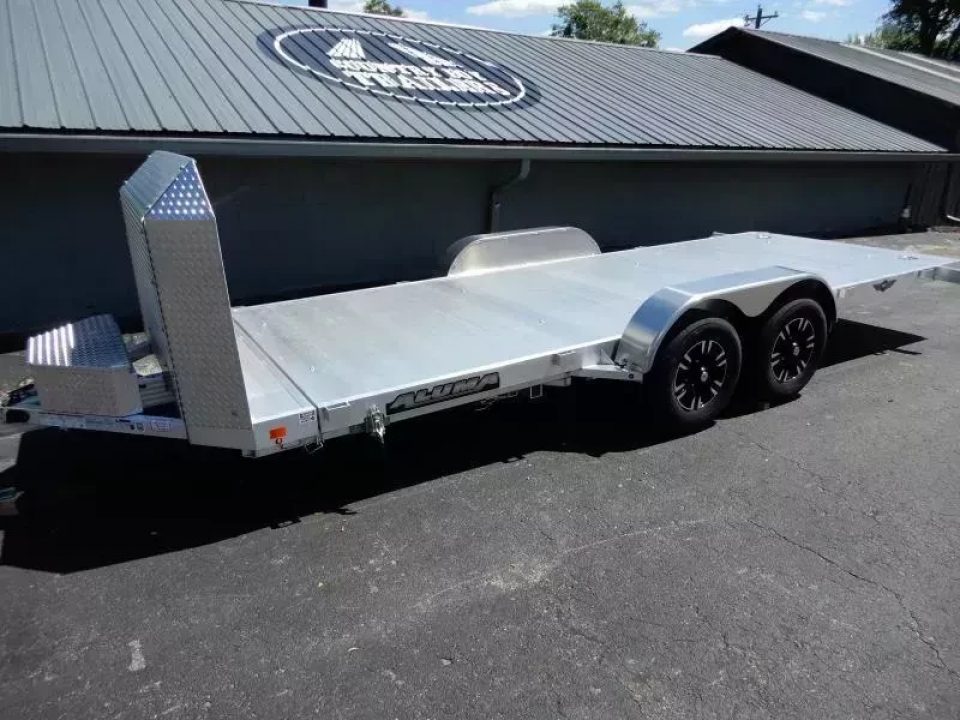 New 2027 Aluma 82"x20' Car Hauler, Full-Tilt Bed 8220H