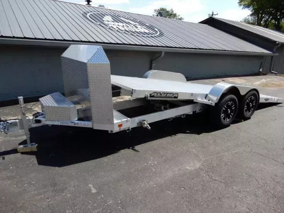 New 2027 Aluma 82"x20' Car Hauler, Full-Tilt Bed 8220H