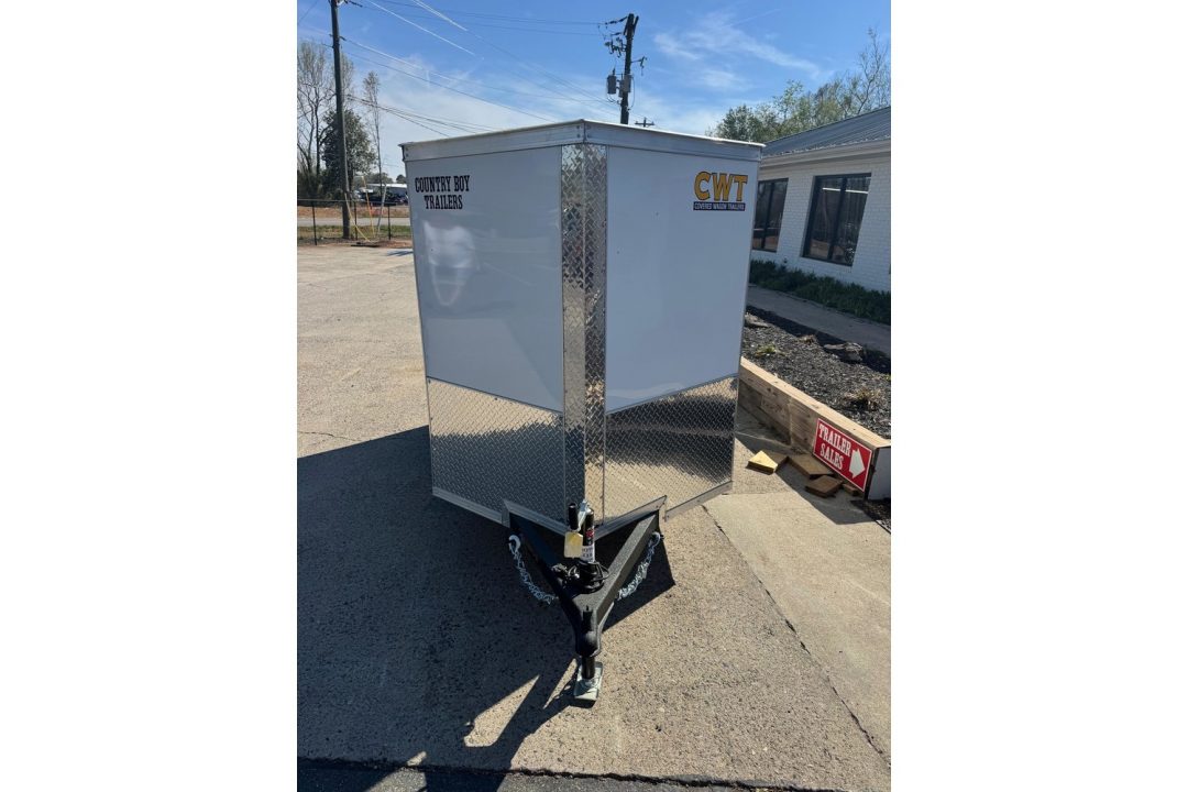 New 2026 Covered Wagon 5x8 Enclosed,5'6" Height, Ramp Door, Side door