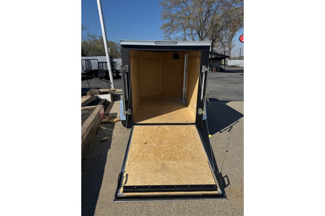 New 2026 Covered Wagon 5x8 Enclosed,5'6" Height, Ramp Door, Side door