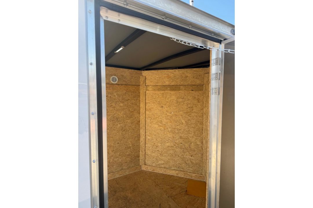 New 2026 Covered Wagon 5x8 Enclosed,5'6" Height, Ramp Door, Side door