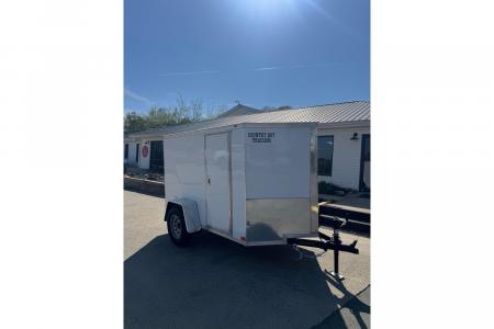New 2026 Covered Wagon 5x8 Enclosed,5'6" Height, Ramp Door, Side door