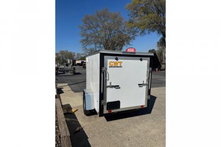 New 2026 Covered Wagon 5x8 Enclosed,5'6" Height, Ramp Door, Side door