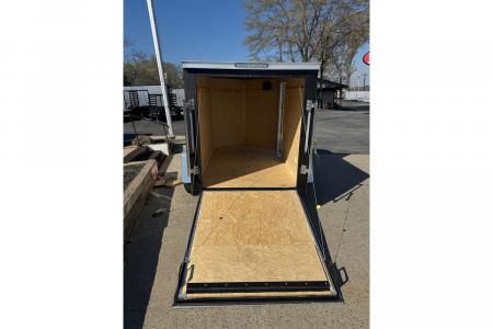 New 2026 Covered Wagon 5x8 Enclosed,5'6" Height, Ramp Door, Side door