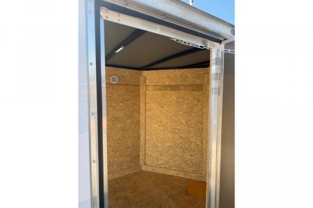 New 2026 Covered Wagon 5x8 Enclosed,5'6" Height, Ramp Door, Side door
