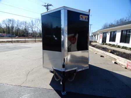 New 2027 Covered Wagon 5x8 Enclosed, 5' Height, Ramp Door, Side Door,