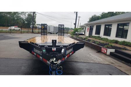 New 2026 Diamond C 8.5x24' Deckover Equipment, 5' Dove, Extra-Wide Ramps, 15500 GVWR, DEC207