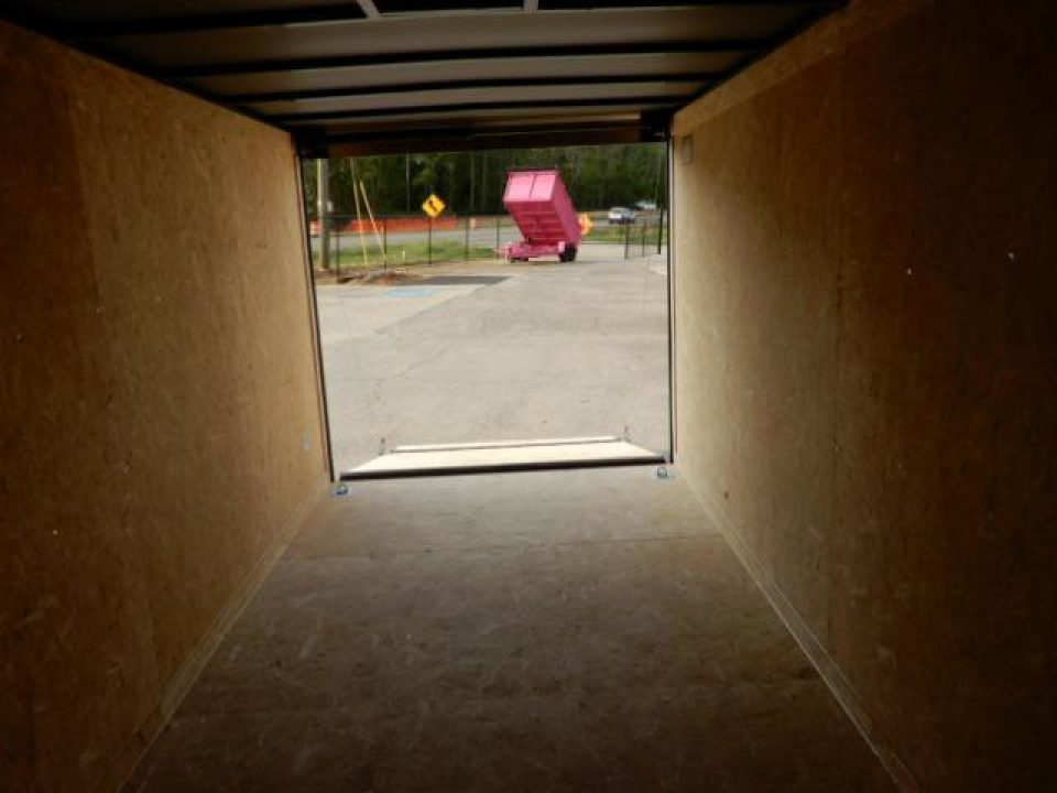 New 2025 Covered Wagon 7X16 Cargo, 7' Interior, 7000LB GVWR, White