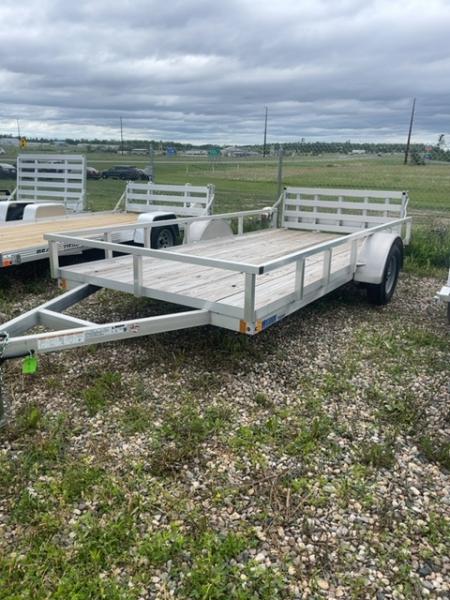 New 2025 Mission MU 80 X 14 BI FOLD RAMP Utility Trailer