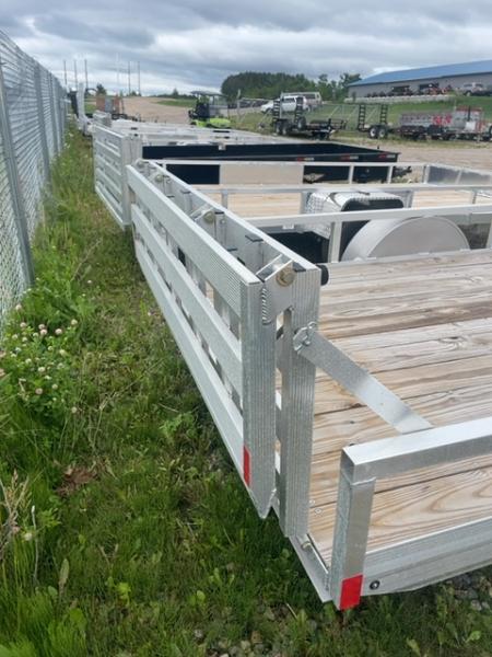 New 2025 Mission MU 80 X 14 BI FOLD RAMP Utility Trailer